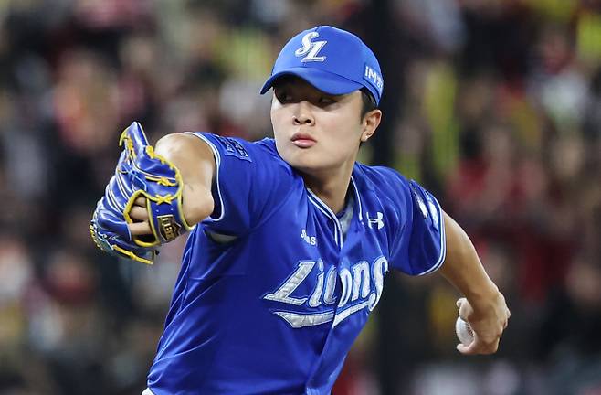 삼성 라이온즈가 오프너 이승민을 시작으로 불펜 투수를 대거 투입할 예정이다. 사진은 삼성에서 활약 중인 이승민의 모습. /사진=뉴스1