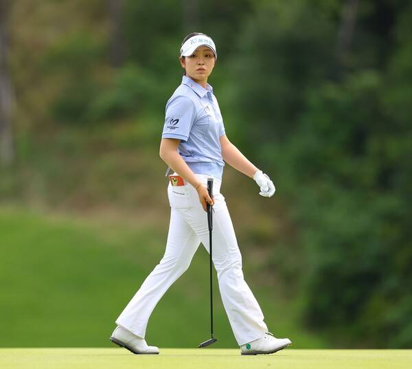 2025년 한국여자프로골프(KLPGA) 투어 상반기 마지막 대회이자, 올해 신설 대회인 오로라월드 레이디스 챔피언십에 출전한 유현조 프로가 1라운드에서 경기하는 모습이다. 사진제공=KLPGA