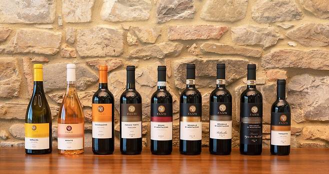 판티 와인. 홈페이지