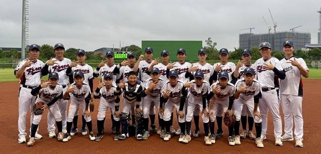 유소년(U-12) 야구 대표팀 선수단. /사진=대한야구소프트볼협회