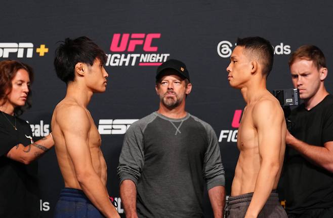 타이라 타츠로 박현성 UFC 경기 중계, 한일전 ©UFC