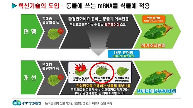 ▲ 생체정보 기반 불량환경 대응 체계./자료제공=경기도