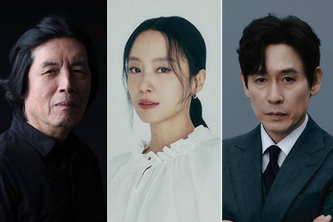 좌측부터 이창동 감독, 배우 전도연, 설경구. 넷플릭스 제공