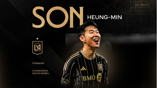 미국프로축구(MLS) 로스앤젤레스FC(LAFC)가 6일(현지시간) 손흥민의 영입을 공식 발표했다. (사진=LAFC 홈페이지 갈무리)
