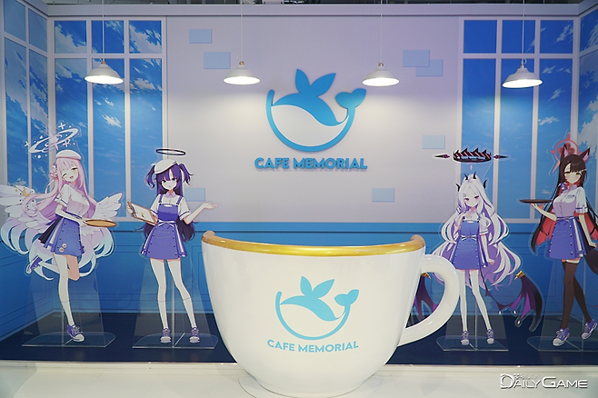 '블루 아카이브' 이용자를 위한 공간 '카페 메모리얼'이 9일 오픈을 앞뒀다.