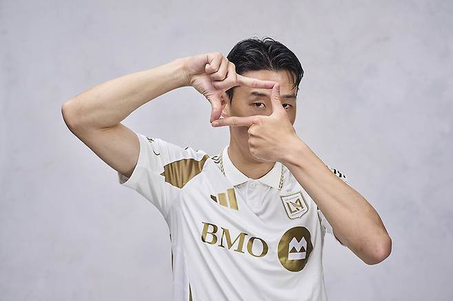 미국 프로축구 메이저리그사커(MLS) 로스앤젤레스(LA)FC로 이적한 손흥민. /사진=LAFC 제공