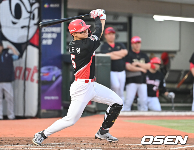 김도영이 안타를 터트리고 있다./OSEN DB