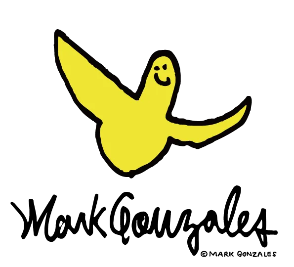 마크 곤잘레스 '천사' 그림과 서명. /마크 곤잘레스