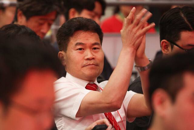 전한길씨가 지난 8일 국민의힘 전당대회 대구·경북 합동연설회에 참석했다. 연합뉴스