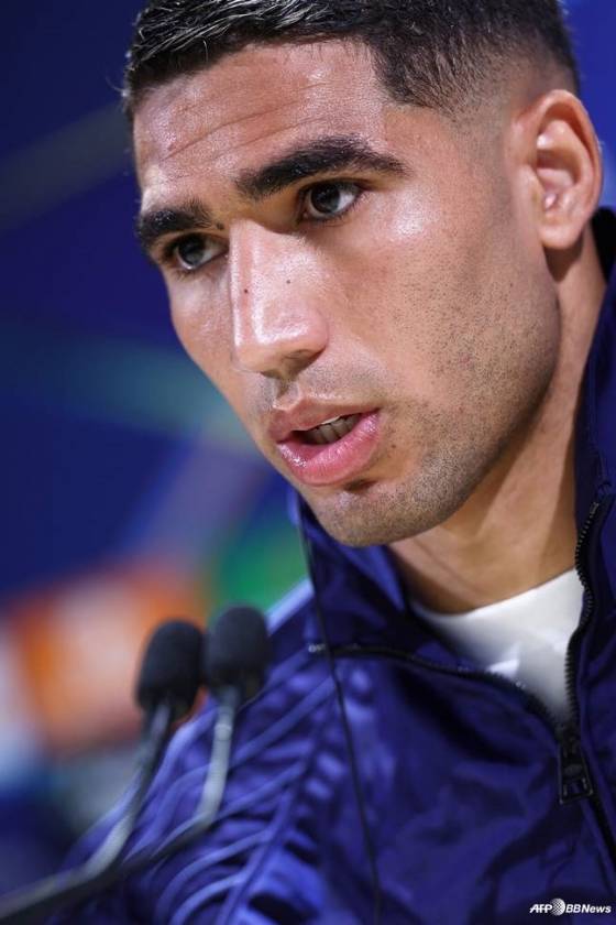 파리 생제르망(PSG) 수비수 아슈라프 하키미. /AFPBBNews=뉴스1