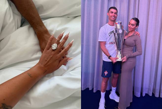 호날두, 10년 사귄 조지나에 ‘70억 다이아반지’로 청혼 (출처: 조지나 로드리게스 인스타그램)