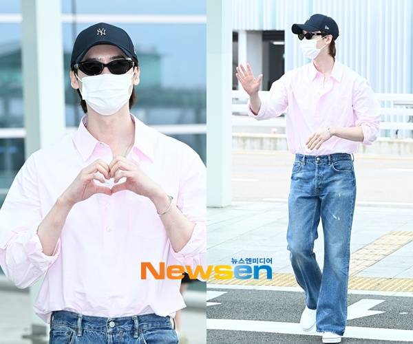 해외 일정차 쿠알라룸푸르로 출국하는 이종석