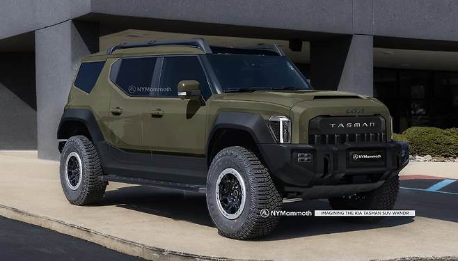 타스만 SUV 렌더링
