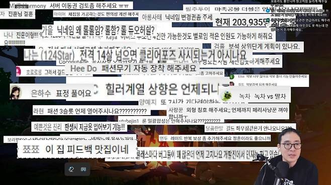 - 독특하게도 선정한 질문을 화면에 붙여놨다