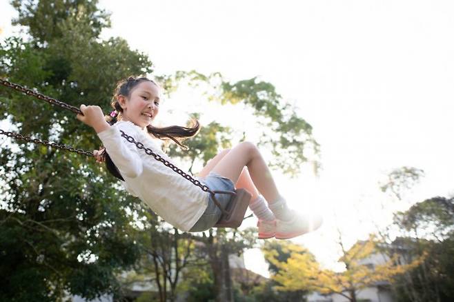 그네타는 어린이. 게티이미지뱅크 제공