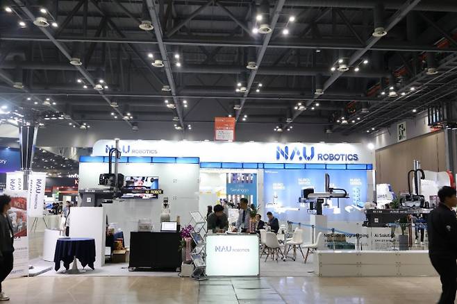 적자 행진을 보이고 있는 나우로보틱스가 하반기에 영업손실을 만회할 수 있을지 주목된다. 사진은 2023 로보월드 행사에 참가했던 나우로보틱스 부스. /사진=나우로보틱스