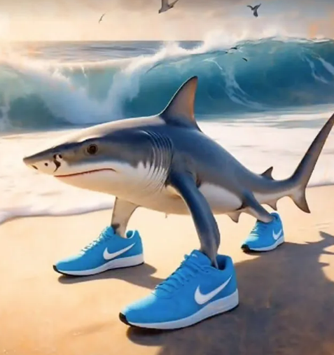 이탈리안 브레인롯의 대표 캐릭터인 ‘트랄라레오 트랄랄라’. 틱톡 갈무리