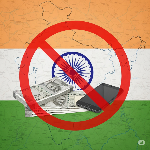 '현금화 게임'을 전면 금지하는 법안이 인도 하원을 통과했다(출처=AI 생성).