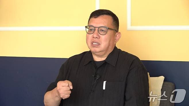 전인범 전 육군 특전사령관이 인터뷰 질문에 답하고 있다. 2025.8.21./뉴스1