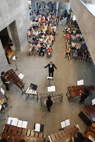 포항시립미술관의 미술관음악회 뮤지엄&뮤직 모습. /포항시립미술관 제공