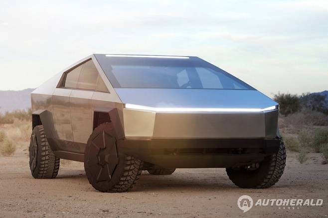 국내 판매되는 사이버트럭은 듀얼모터 설정의 AWD와 3개 전기 모터가 탑재되는 사이버비스트로 구성된다(출처: 테슬라)