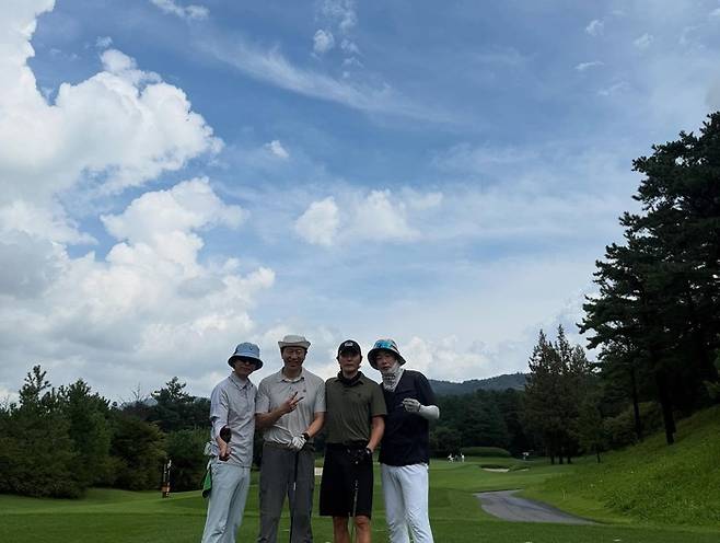 김민종, 김수로, 장동건, 이종혁. 사진|김수로 SNS