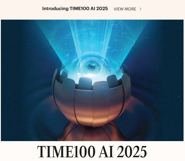타임 AI 100인. (타임 홈페이지 갈무리)