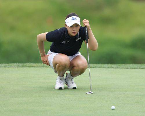 호쾌한 장타자 주무기인 김민솔은 퍼팅이 가장 자신 있다고 말했다. 사진제공=KLPGA
