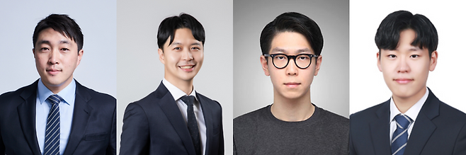 (왼쪽부터)교신저자 성균관대 배한용 교수, KAIST 박윤순 교수, 제1저자 성균관대 박진현 박사, KAIST 유석렬 박사과정생