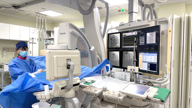 대구 드림종합병원 심장센터 시술 모습. 드림종합병원 제공
