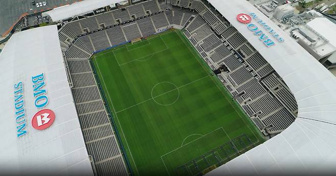 (손흥민의 소속팀 LA FC 홈구장 'BMO 스타디움')