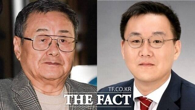 경영 일선에서 물러난 DB그룹 2세 김남호 명예회장(오른쪽)이 최근 법무법인 선임 등 김준기 창업회장을 상대로 맞대응을 검토하고 있다는 관측이 제기됐다. /더팩트 DB, DB그룹