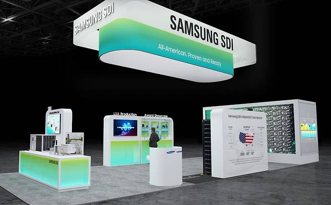 삼성SDI 'RE+ 2025' 전시장 조감도. 사진=삼성SDI