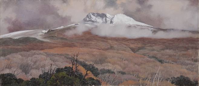 박광진, 한라의 가을, 1978, 캔버스에 유화물감, 40×91㎝ / 사진=제주도
