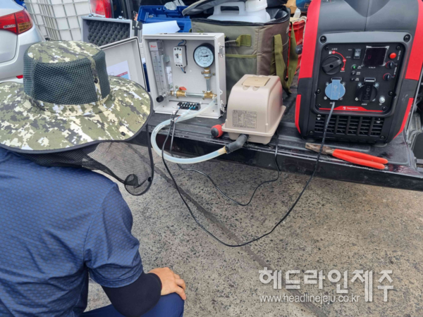 제주시가 이달부터 개인하수처리시설 사전검사 시 송풍기 성능을 현장에서 직접 실측해 기준에 미달하는 제품을 원천 차단하는 내용의 성능검사제를 시행한다. (사진=제주시)