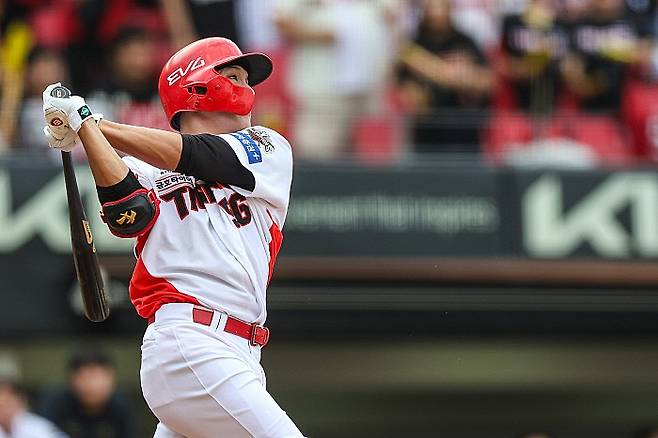 프로야구 KIA타이거즈의 윤도현이 1군에 합류했다. KIA구단 제공.