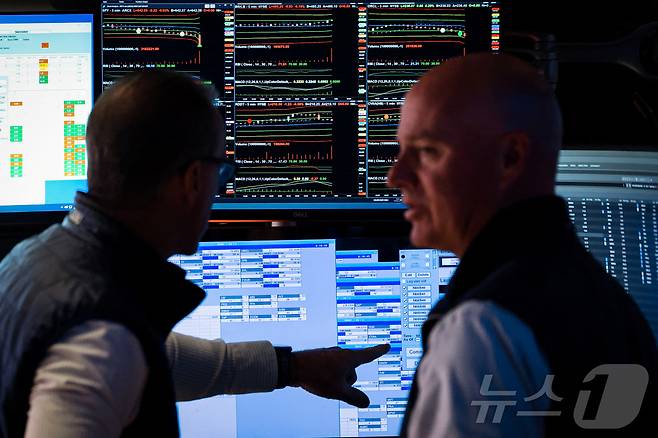 미증시 트레이더들. ⓒ 로이터=뉴스1