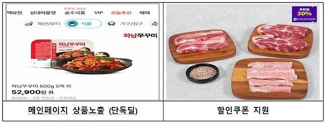 온라인쇼핑몰 사업의 '단독딜' 및 '할인쿠폰' 지원으로 소상공인 제품들이 매출 상승 효과를 보고 있다.