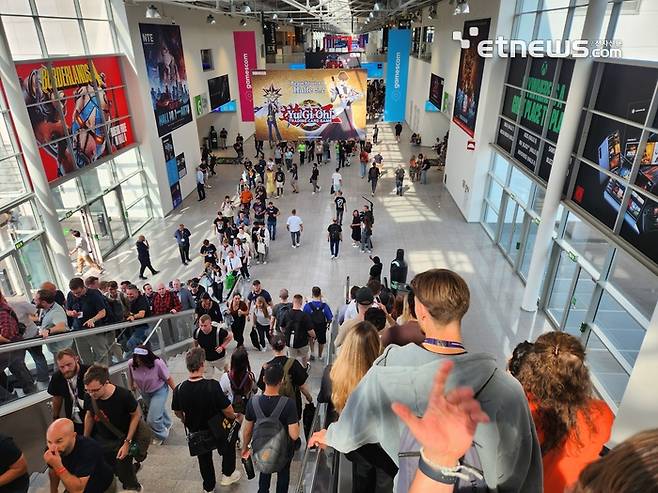 독일 쾰른에서 열린 게임스컴 2025(전자신문 DB)