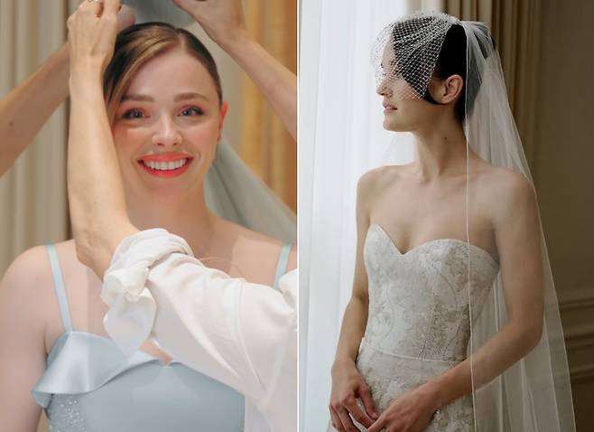 배우 클로이 모레츠(왼쪽)가 동성 연인이자 모델인 케이트 해리슨과 결혼식을 올렸다. /사진=클로이 모레츠 인스타그램