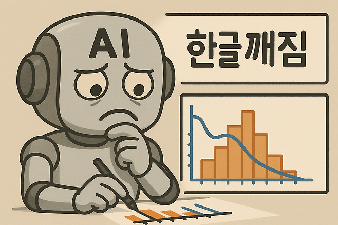 챗지피티로 그린 ‘그래프 그리는 인공지능’의 모습.