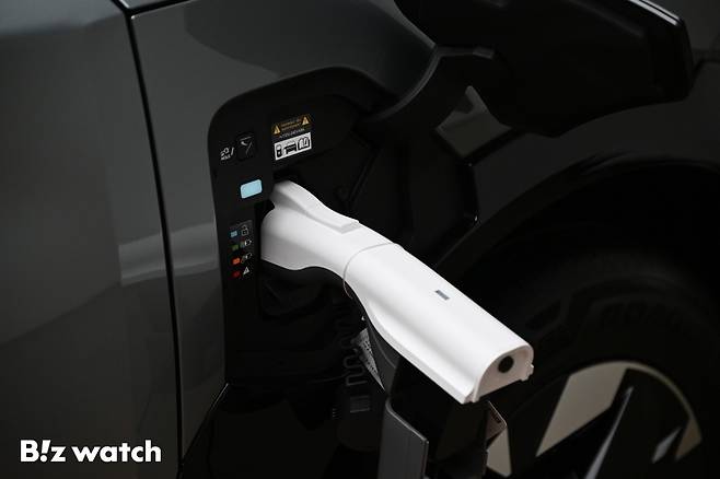 2일 오전 서울 삼성동 프로젝트 스페이스 라인에서 '더 기아 EV5' 미디어데이가 열리고 있다./사진=이명근 기자 qwe123@