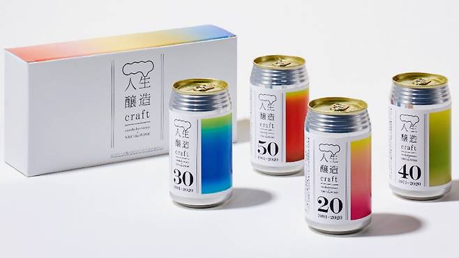 일본 맥주회사 코에도가 IT업체 NEC와 AI로 세대별 취향에 맞춰 개발한 맥주./NEC