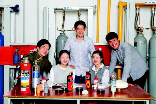 우송정보대학 소방안전관리과. 우송정보대학 제공