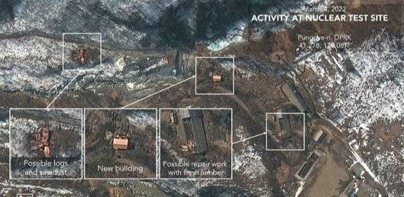 북한이 6차례 핵실험을 실시한 함경북도 풍계리 핵실험장. 뉴스1