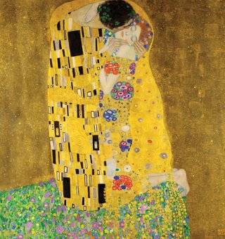 구스타프 클림트의 대표작 ‘키스’. 클림트는 찬란한 황금색으로 뒤덮은 이 작품을 통해 큰 명성을 얻었다. 위키피디아