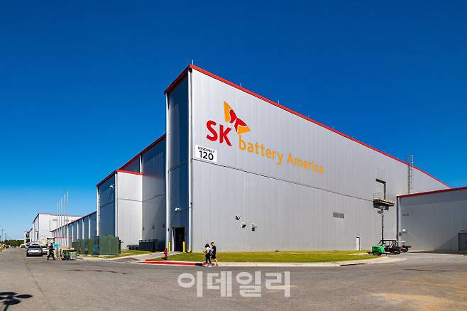 미국 조지아주 SK배터리아메리카(SKBA) 공장(사진=SK온)