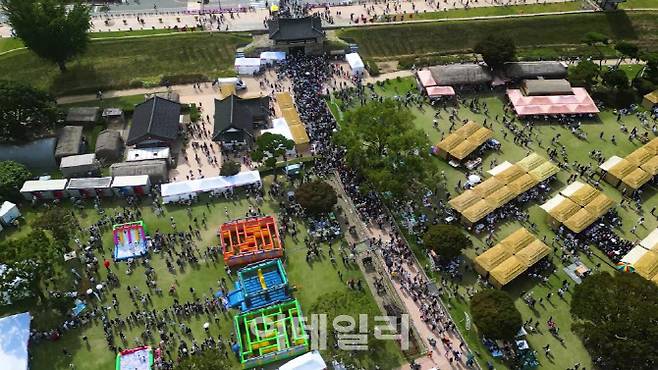 서산해미읍성축제 진남문 현장 (사진=서산시청)