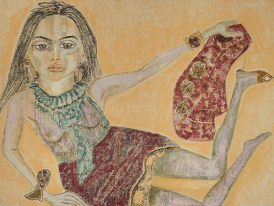 생로랑이 프란시스코 클레멘테에게 의뢰해 탄생한 초상화 시리즈가 한국에 왔다. 사진 생로랑.