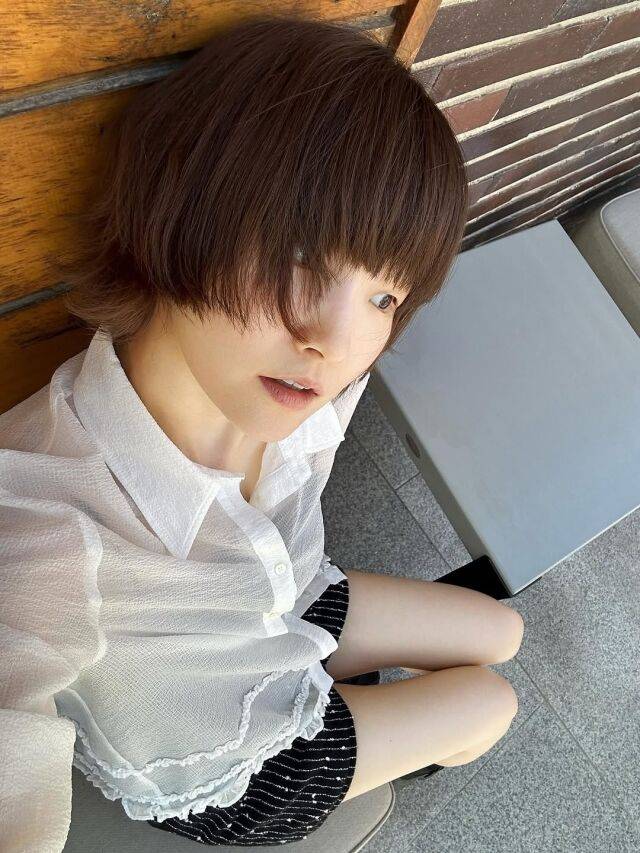 배우 박소담이 가을을 맞아 긴머리를 짧게 잘랐다. /박소담 소셜미디어